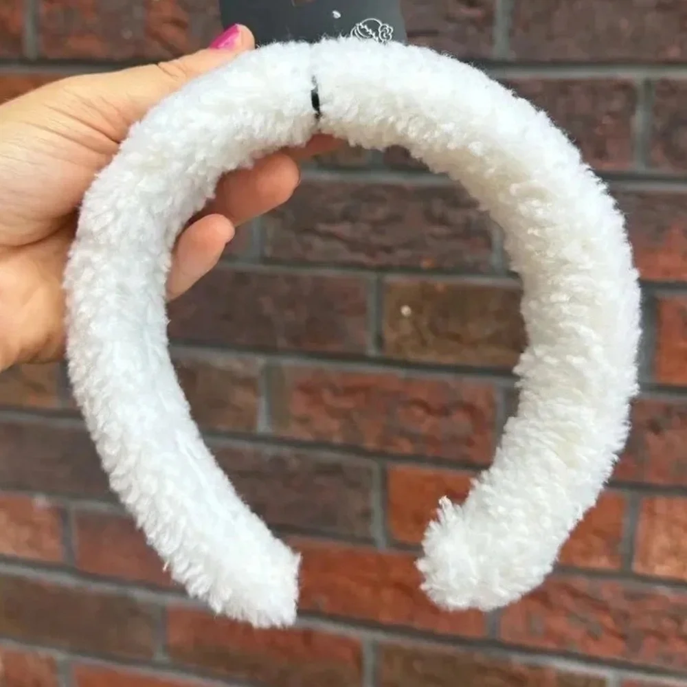 White Puffy Headband